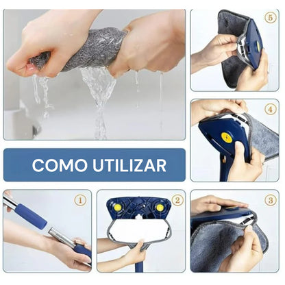 Fregona de Limpieza telescópica 360* autoescurrible