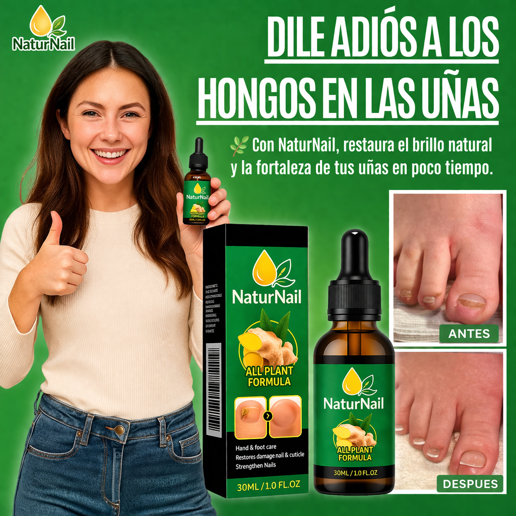 Naturnail tratamiento anti hongos 7 dias 100%  natural