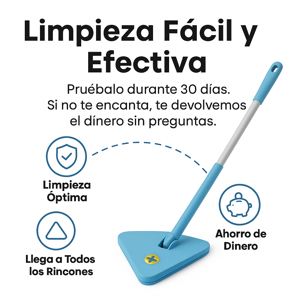 Fregona Giratoria 360º con Mango Telescópico