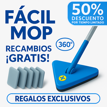 Fregona Giratoria 360º con Mango Telescópico