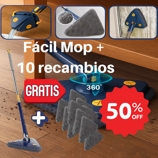 Fregona de Limpieza telescópica 360* autoescurrible